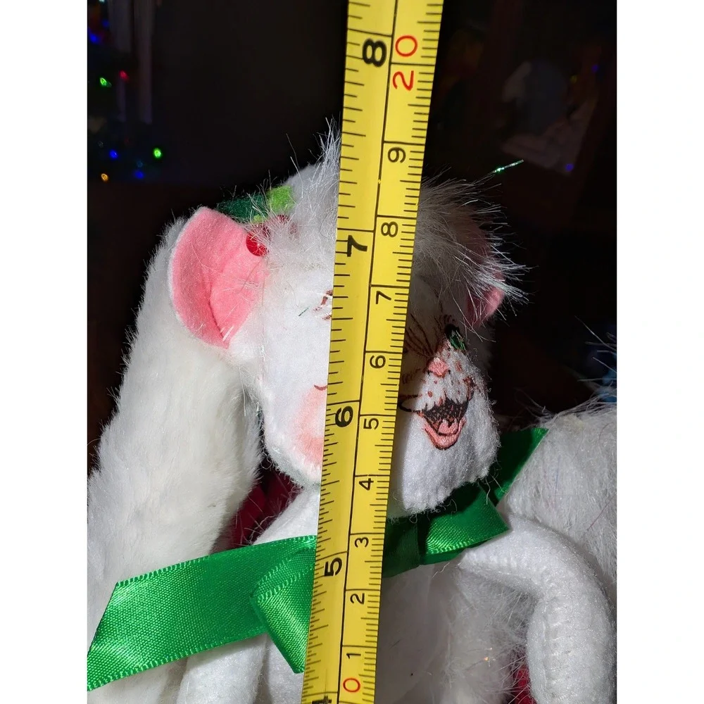 Annalee Mobilitee Kitty Cat Santa Hat Christmas Doll Catnip Craze Collection